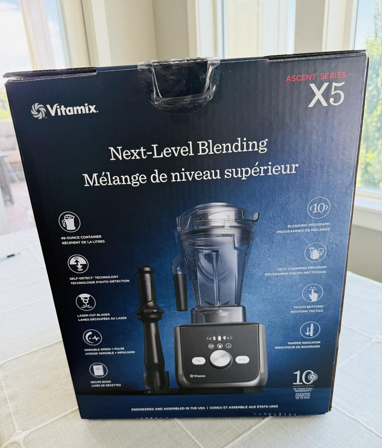 Vitamix Ascent X5 Professional-Grade Blender, 10 Programs,Brushed Stainless customer photo 2