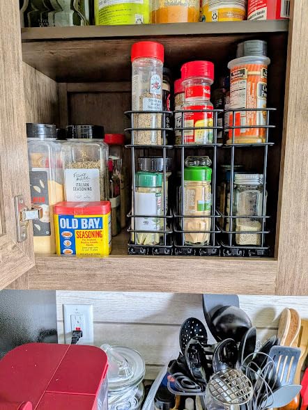Mystozer Pull Out Spice Rack Organizer for Cabinet, Slide Out Spice Racks customer photo 1