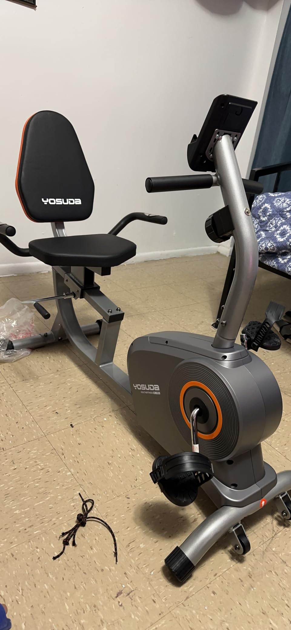 YOSUDA Recumbent Exercise Bike for Home，Magnetic Staionary Bike for Seniors customer photo 1