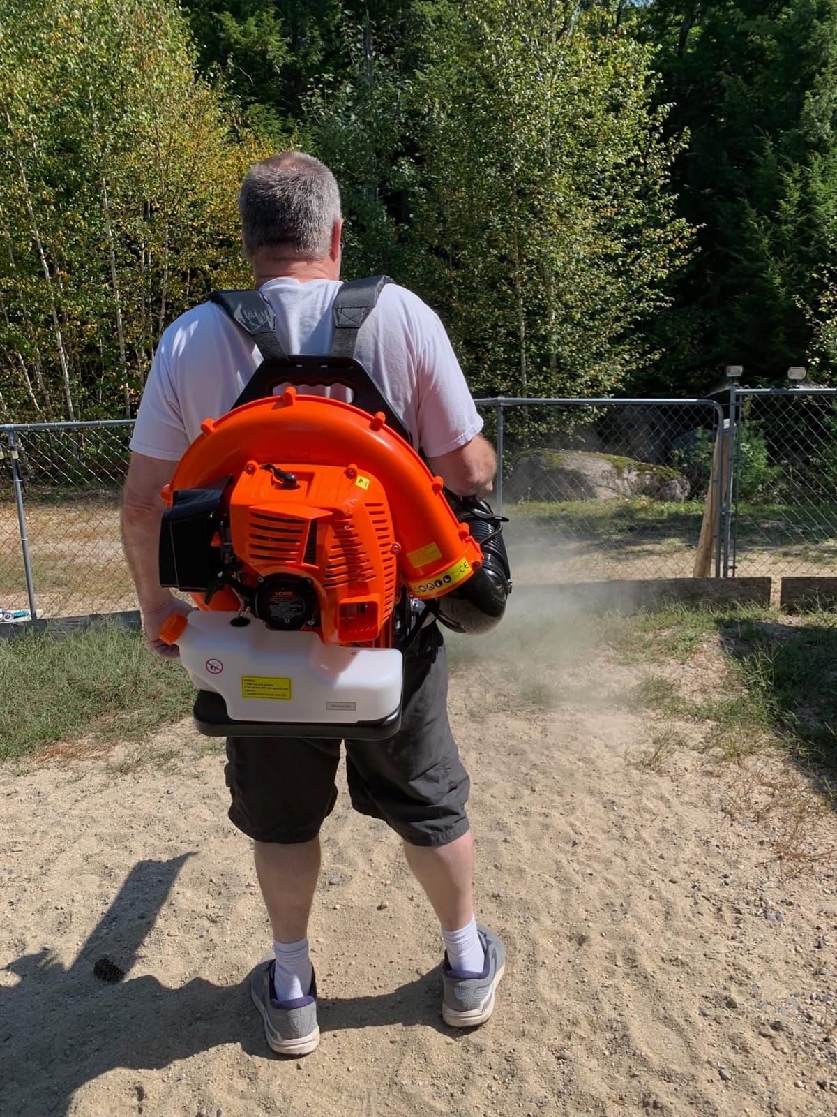 VEVOR 79cc Backpack Gas Leaf Blower, 2-Cycle Gas Powered Backpack Blower with 3L Fuel Tank, 930CFM Air Volume 184MPH Speed, Ideal for Lawn Care customer photo 2