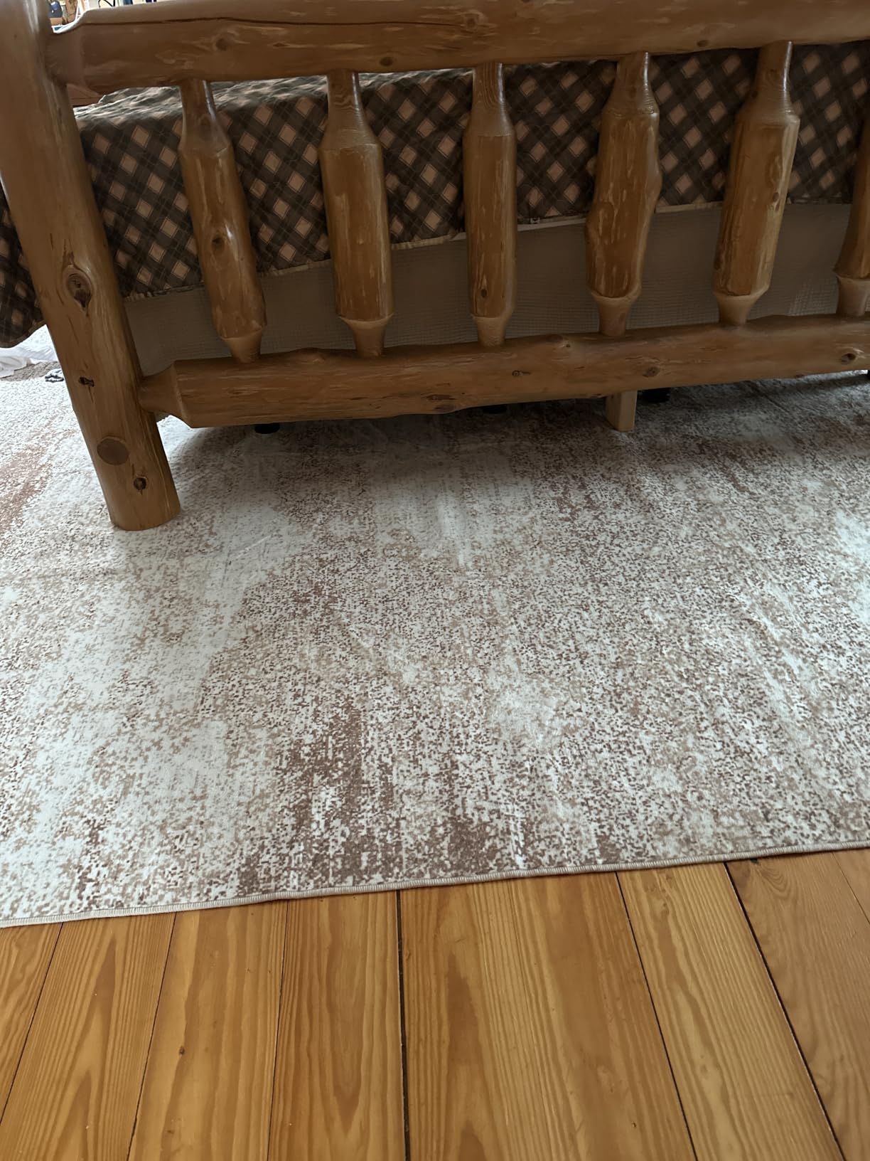 PLHXFR 8x10 Area Rug Living Room: Modern Abstract Washable Carpet Grey customer photo 1