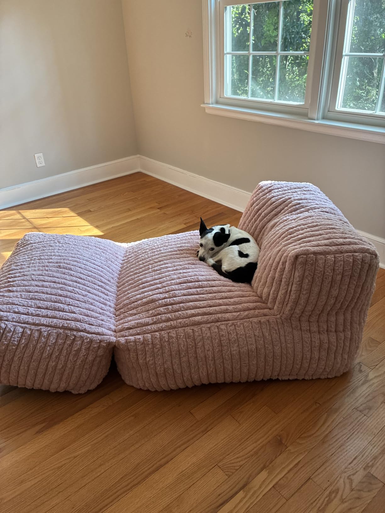 Hobestluk Large Bean Bag Chairs Sofa for Adults Giant BeanBag Couch Lounger customer photo 2