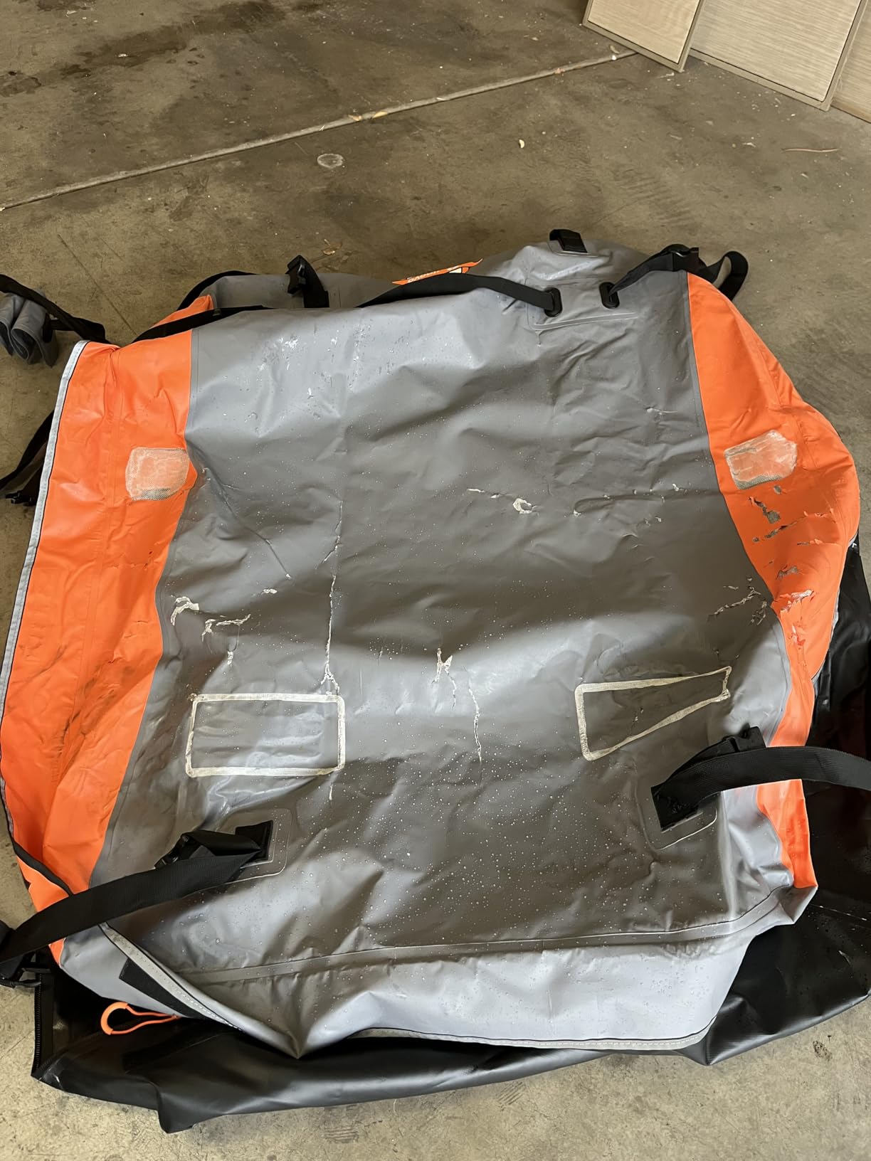 Sailnovo Rooftop Cargo Carrier Bag 21 Cubic,Waterproof Soft-Shell Roof Bag customer photo 2