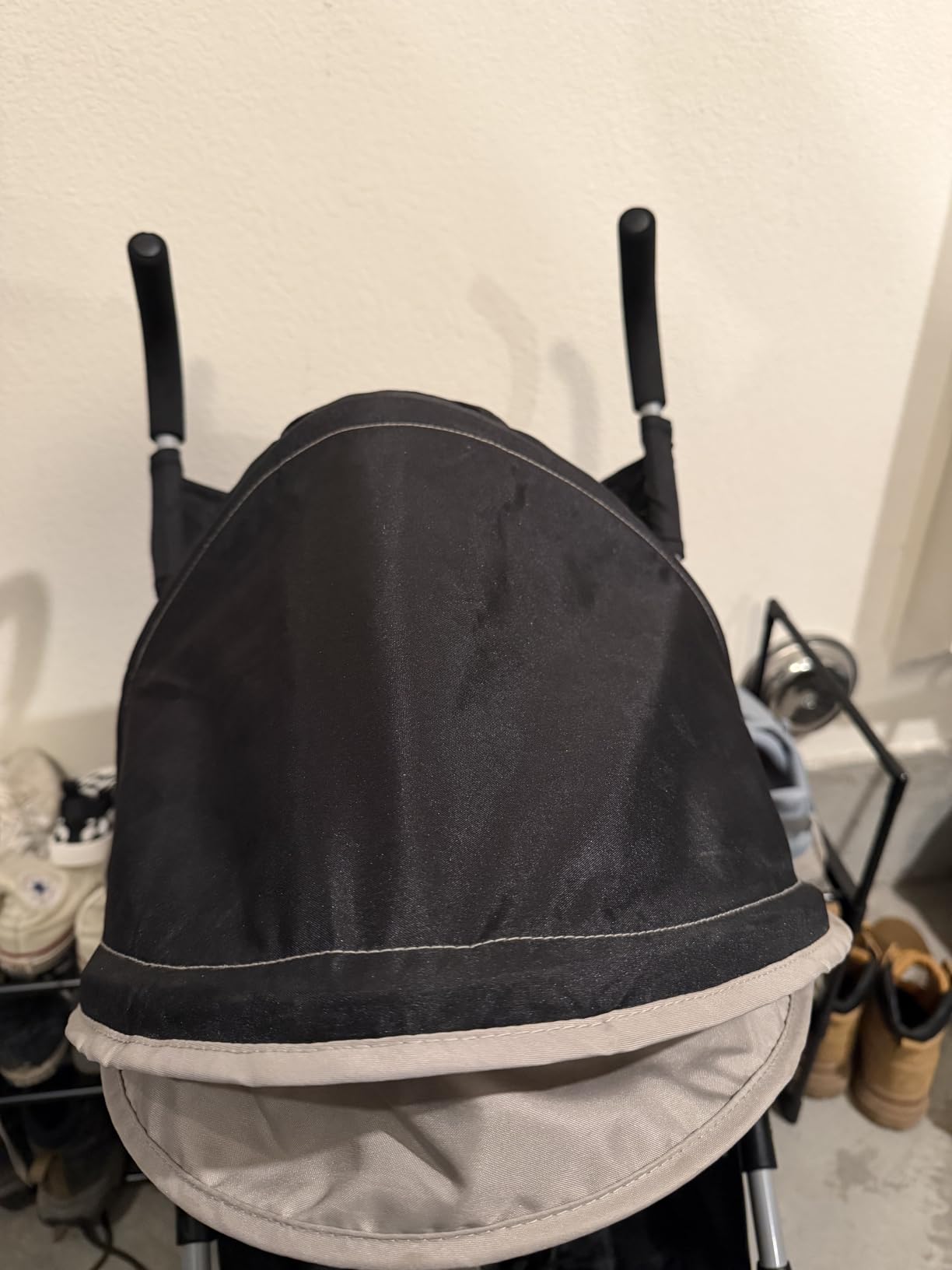 Ingenuity 3D Mini Convenience Stroller – Lightweight Stroller with Compact Fold, Multi-Position Recline, Canopy with Pop Out Sun Visor – Umbrella Stroller for Travel and More, Cashew Tan customer photo 2