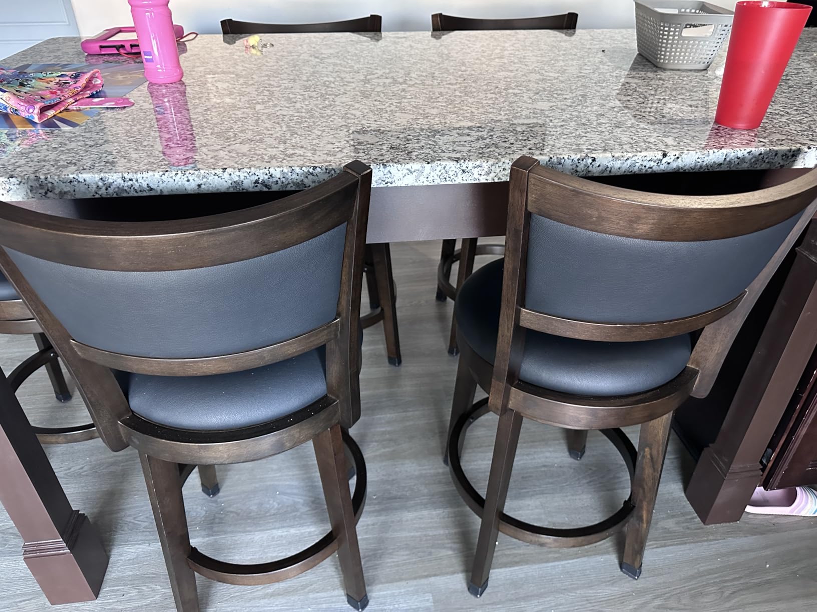 PrimeZone Swivel Bar Stools Set of 2, 30 Inch Bar Height Barstools customer photo 1