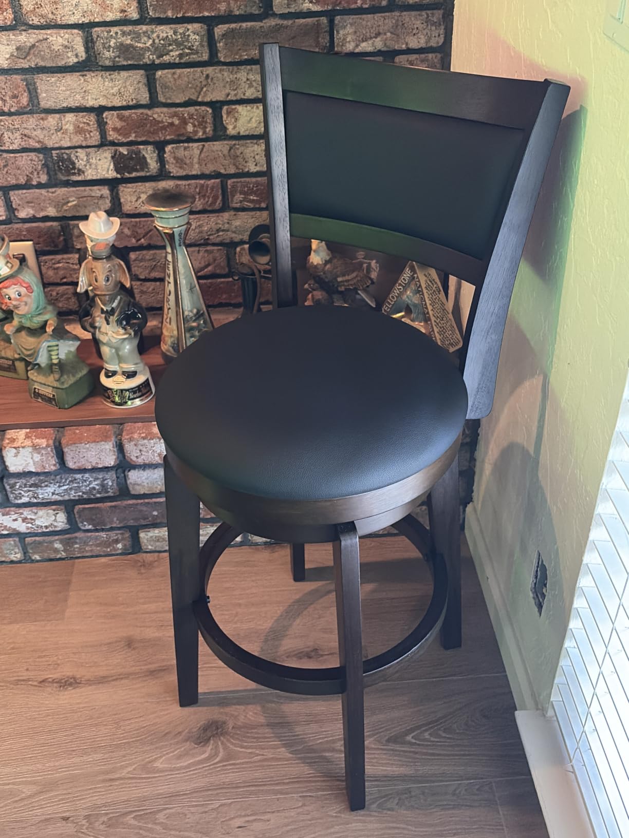 PrimeZone Swivel Bar Stools Set of 2, 30 Inch Bar Height Barstools customer photo 2