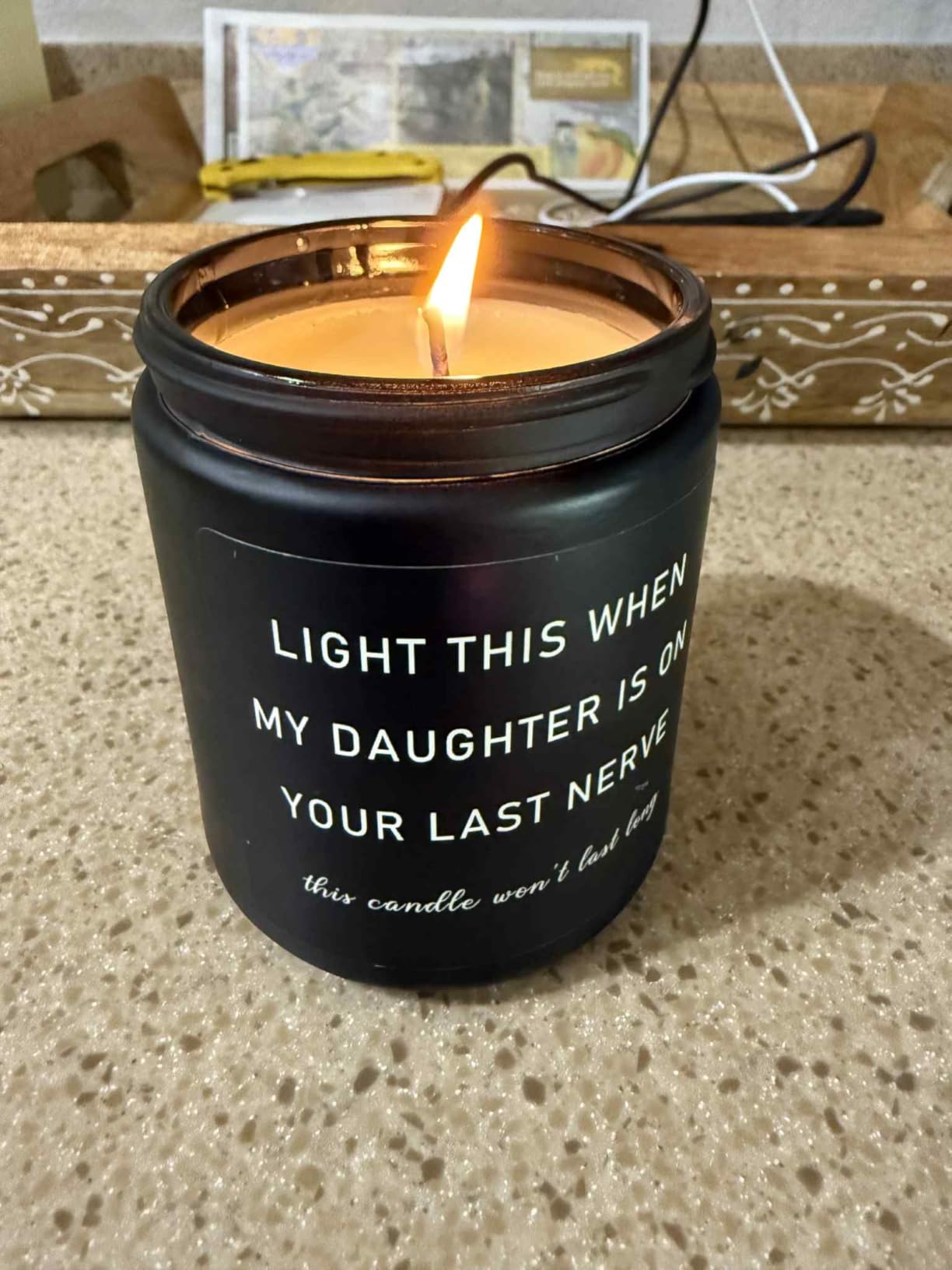Homsolver Mother in Law Gifts, Mothers Day Birthday Gifts for Mother-in-Law, Anniversary Retirement Gift for Mom from Daughter Son in Law, Funny Lavender Candle Gift for Mom in Law customer photo 2