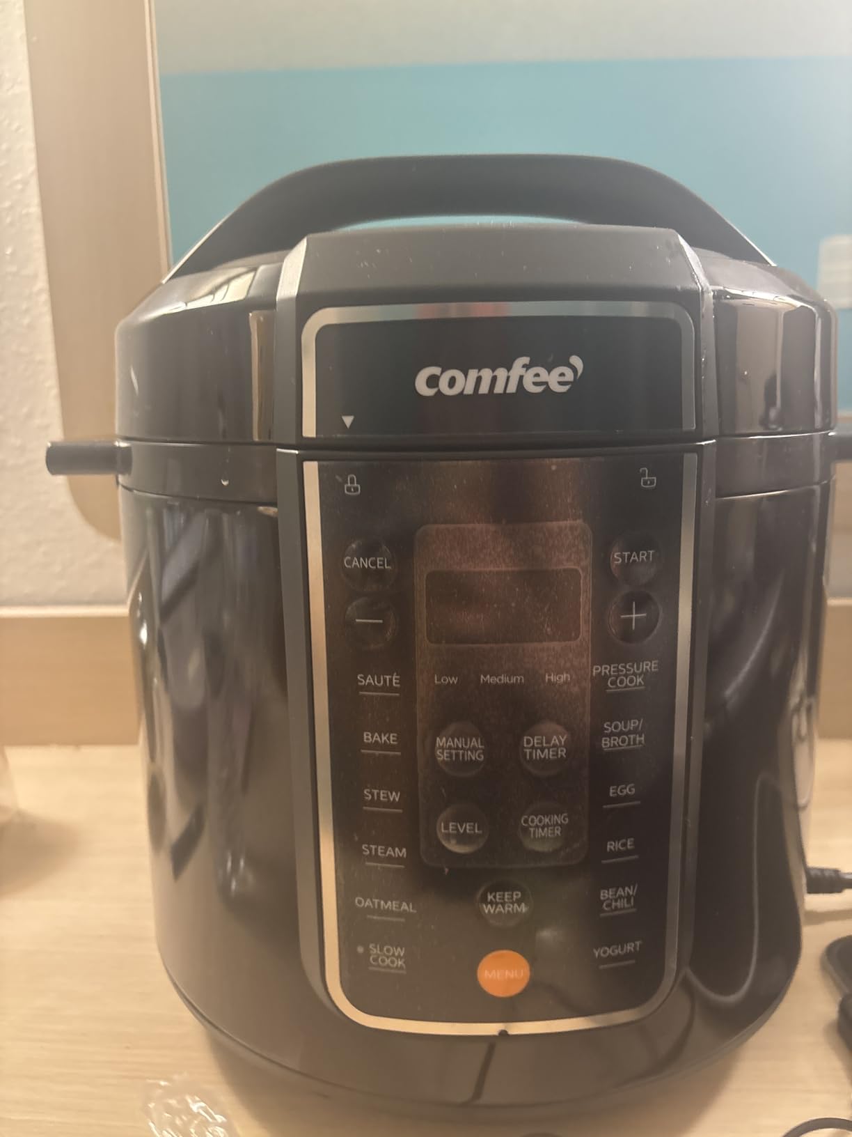 COMFEE’ 16-in-1 Electric Pressure Cooker with Non-Stick Pot for Yogurt, Rice, Slow Cooking, Steaming, and More, 8 Quarts customer photo 1
