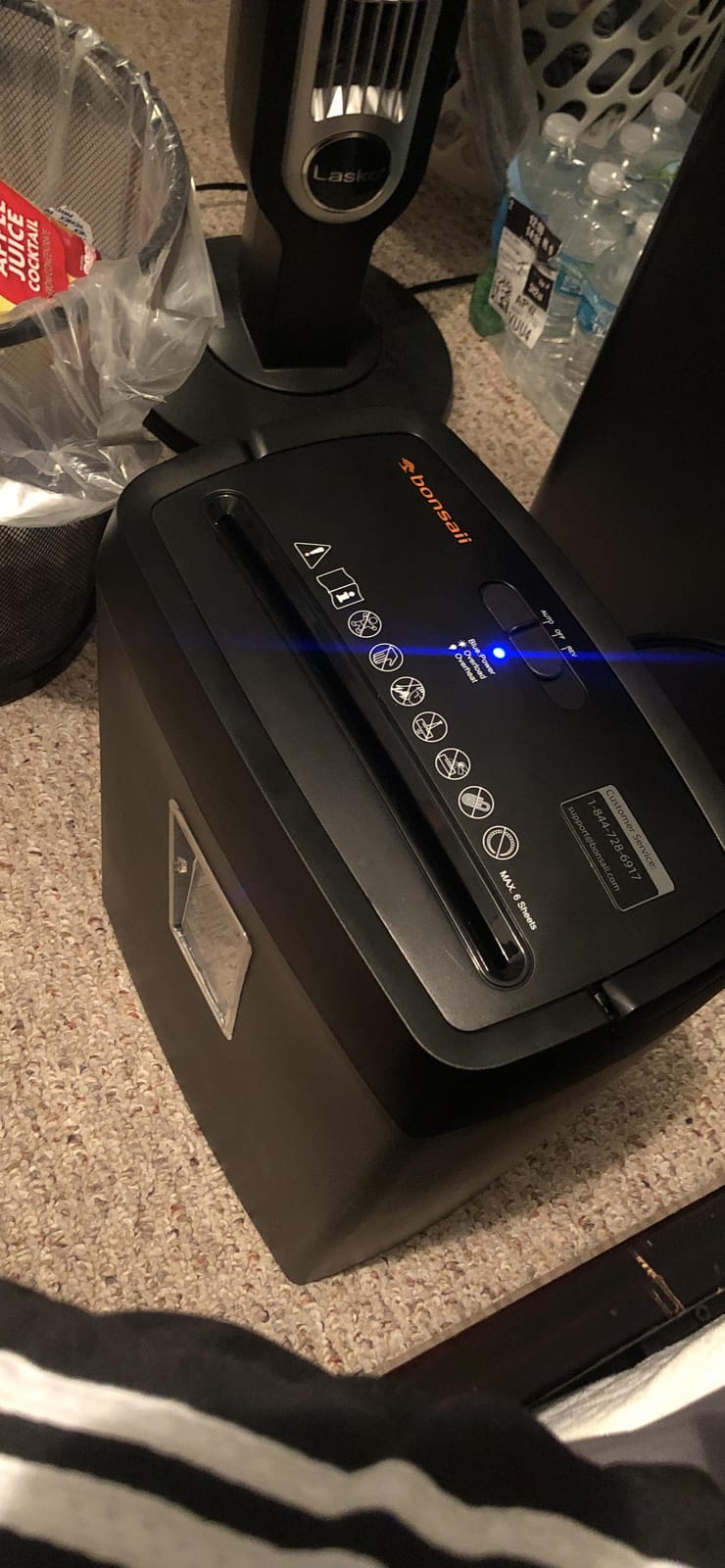 Bonsaii 9-Sheet Crosscut Paper Shredder for Home, P-4 Security Level customer photo 1