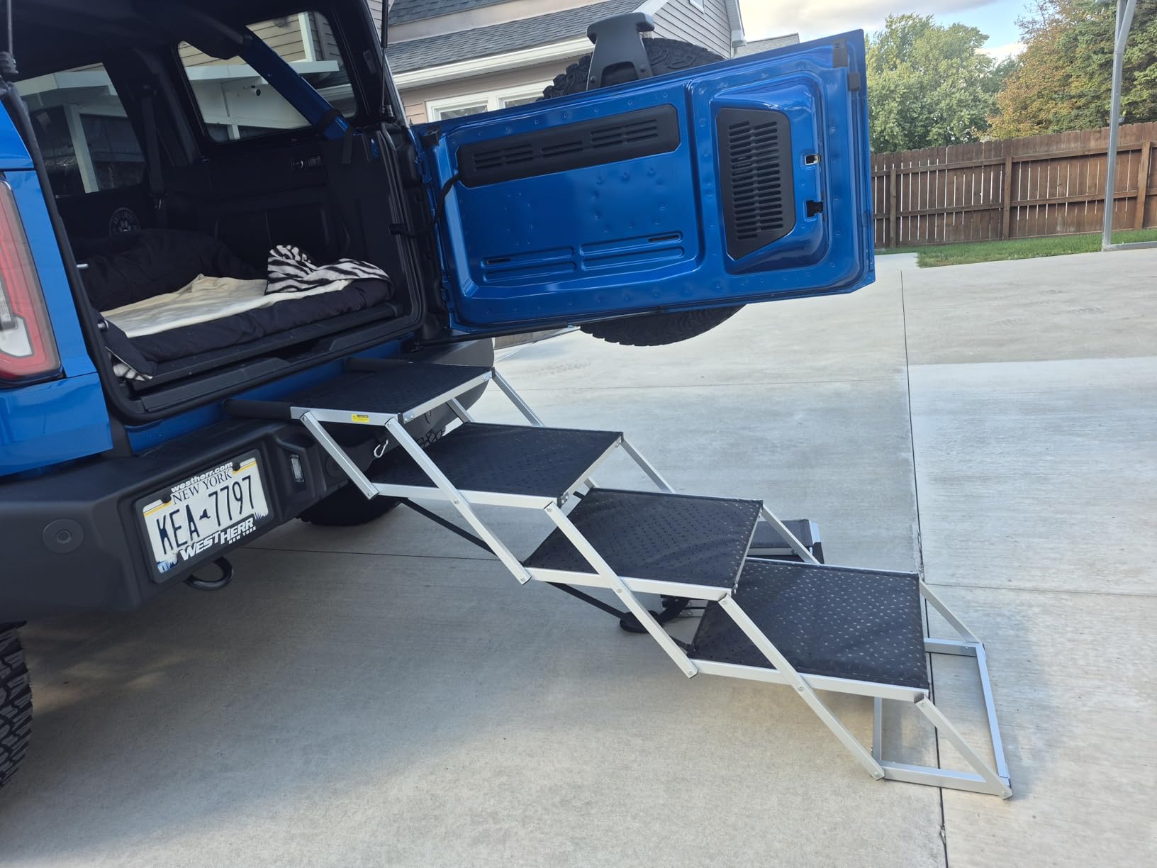 DGSL Folding Dog Stairs for Car, 16.9