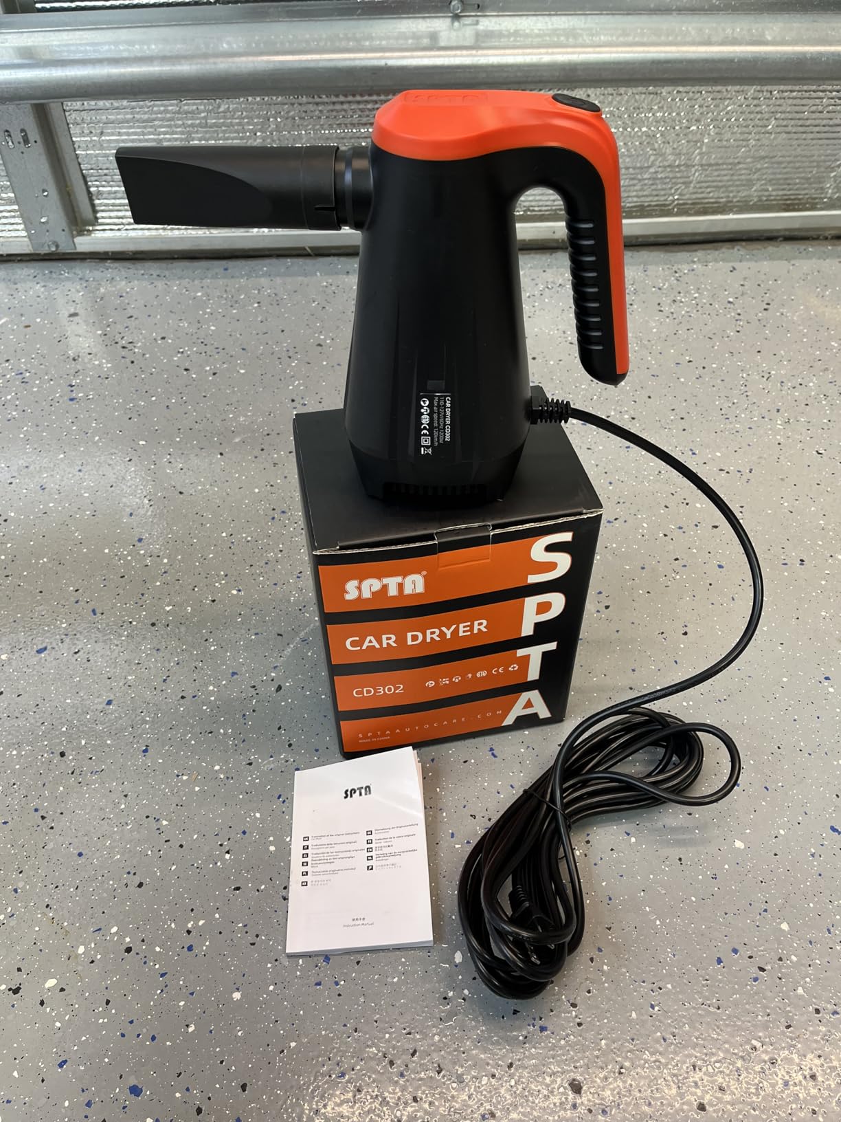 SPTA Car Dryer Air Blower, Handheld High Powered Filtered Car Wash Dryer Blower customer photo 2