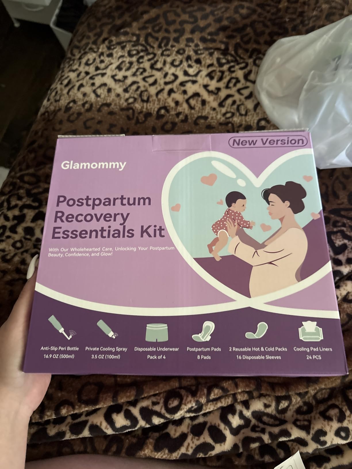 Glamommy Postpartum Recovery Essentials Kit, Labor & Delivery Care for Mom customer photo 2