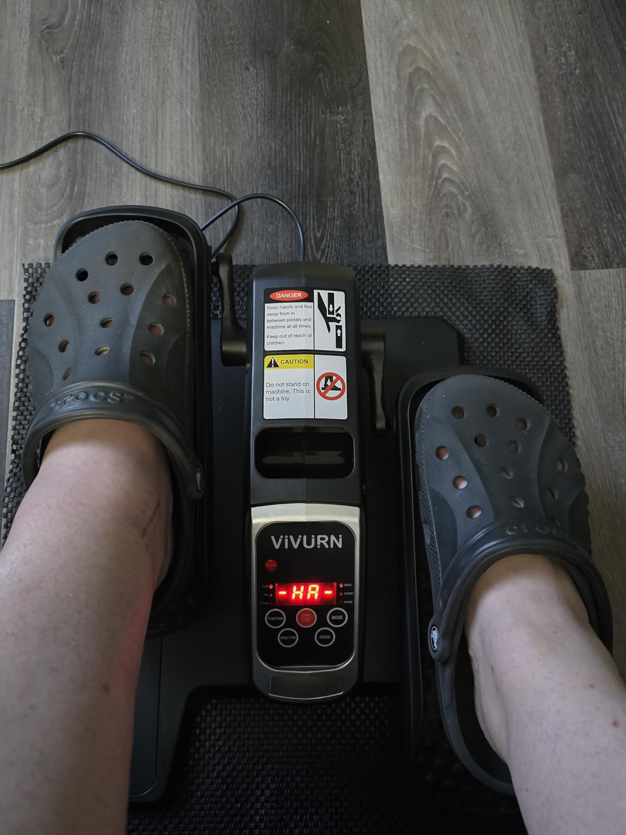 Under Desk Elliptical Leg Exerciser While Sitting for Seniors customer photo 1