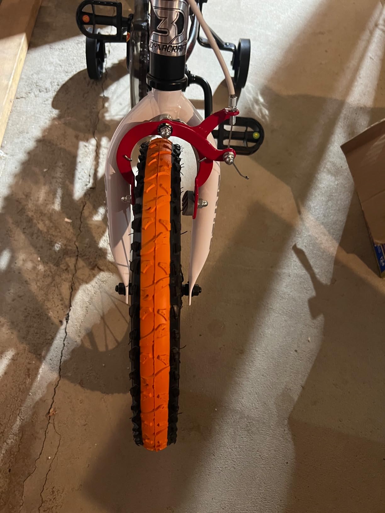 Dynacraft Hot Wheels BMX Bike for Boys, 12-18 Inch Kids Bike, Ages 3-9, Rev Grip Handlebar Feature, Red & Black customer photo 2