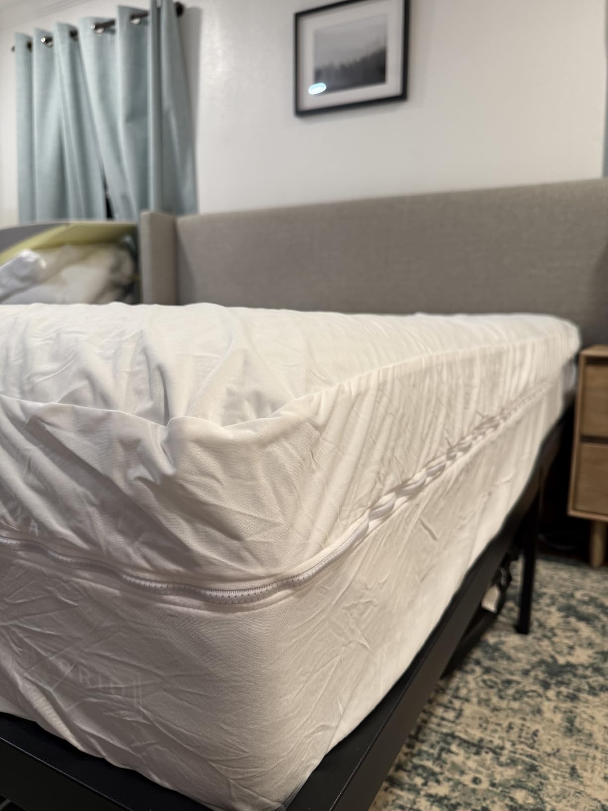 CleanRest PRO Presto! Zip-Off Top Mattress Encasement for EZ Washing, Queen Size, Waterproof Mattress Protector - Bed Bug, Dust Mite & Allergen Proof - 1 Person Install, No Mattress Lifting to Wash customer photo 1