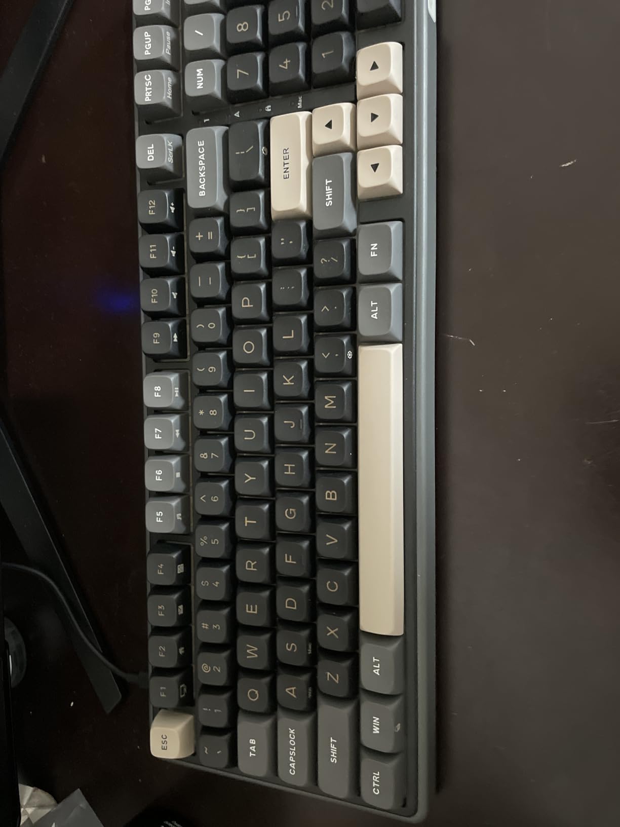 RK ROYAL KLUDGE R98 Pro Wired Mechanical Keyboard, 96% Creamy Gaming Keyboard RGB Backlit with Number Pad and Volume Knob, Gasket Mount, MDA Profile PBT Keycaps, Hot Swappable Pre-lubed Linear Switch customer photo 1