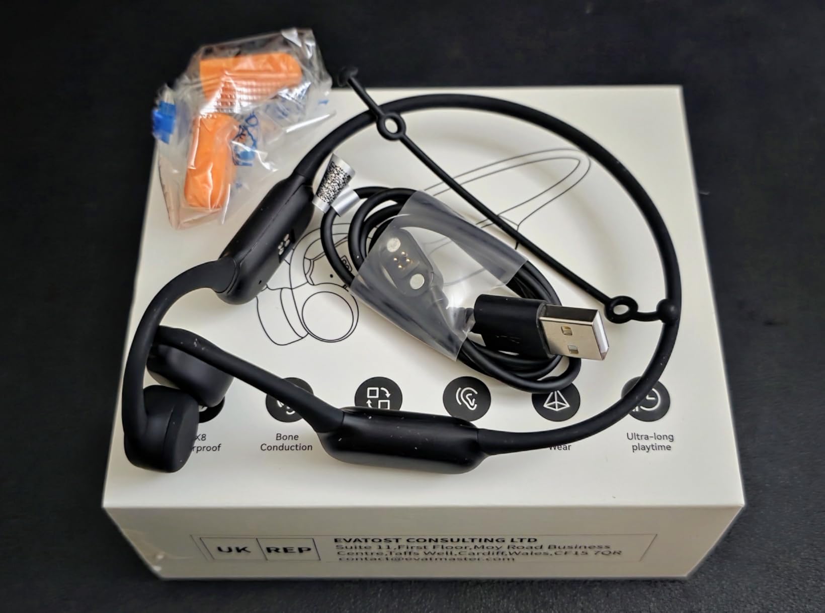 PSIER Bone Conduction Headphones, IPX8 Waterproof MP3 Mode for Underwater customer photo 1