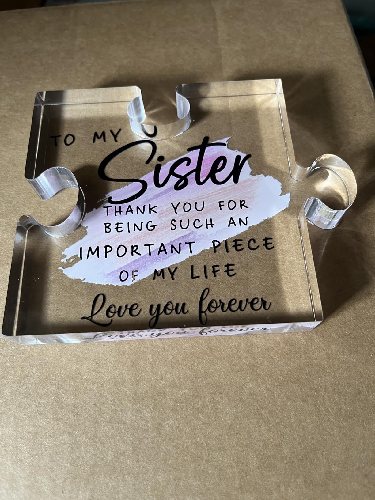 Godmother Gift from Godchild - Mothers Day Gifts for Godmother Proposal Gift Puzzle Piece God Mother Birthday Christmas Promoted to Godmother Gifts customer photo 1