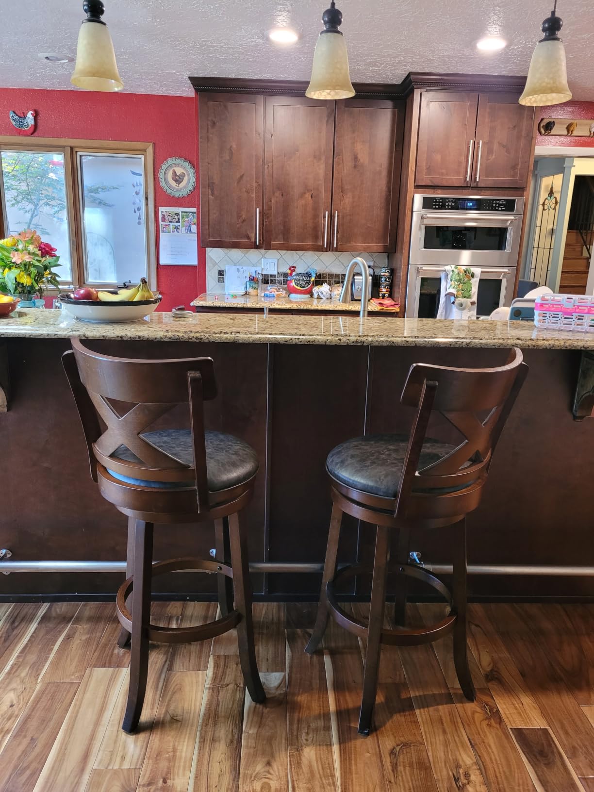 Sophia & William 30 Inch Swivel Bar Stools Set of 4, Bar Height Barstools customer photo 1