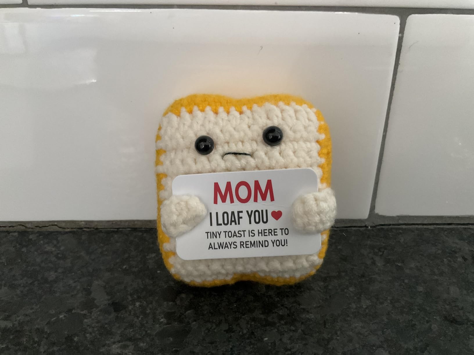 2026 Graduation Gift for College, Highschool Funny Graduation Decoration Crochet Toast Plush You DID IT Card for Her Him Students Masters Phd - Congrats Grad Party Gifts for Daughter Son customer photo 1