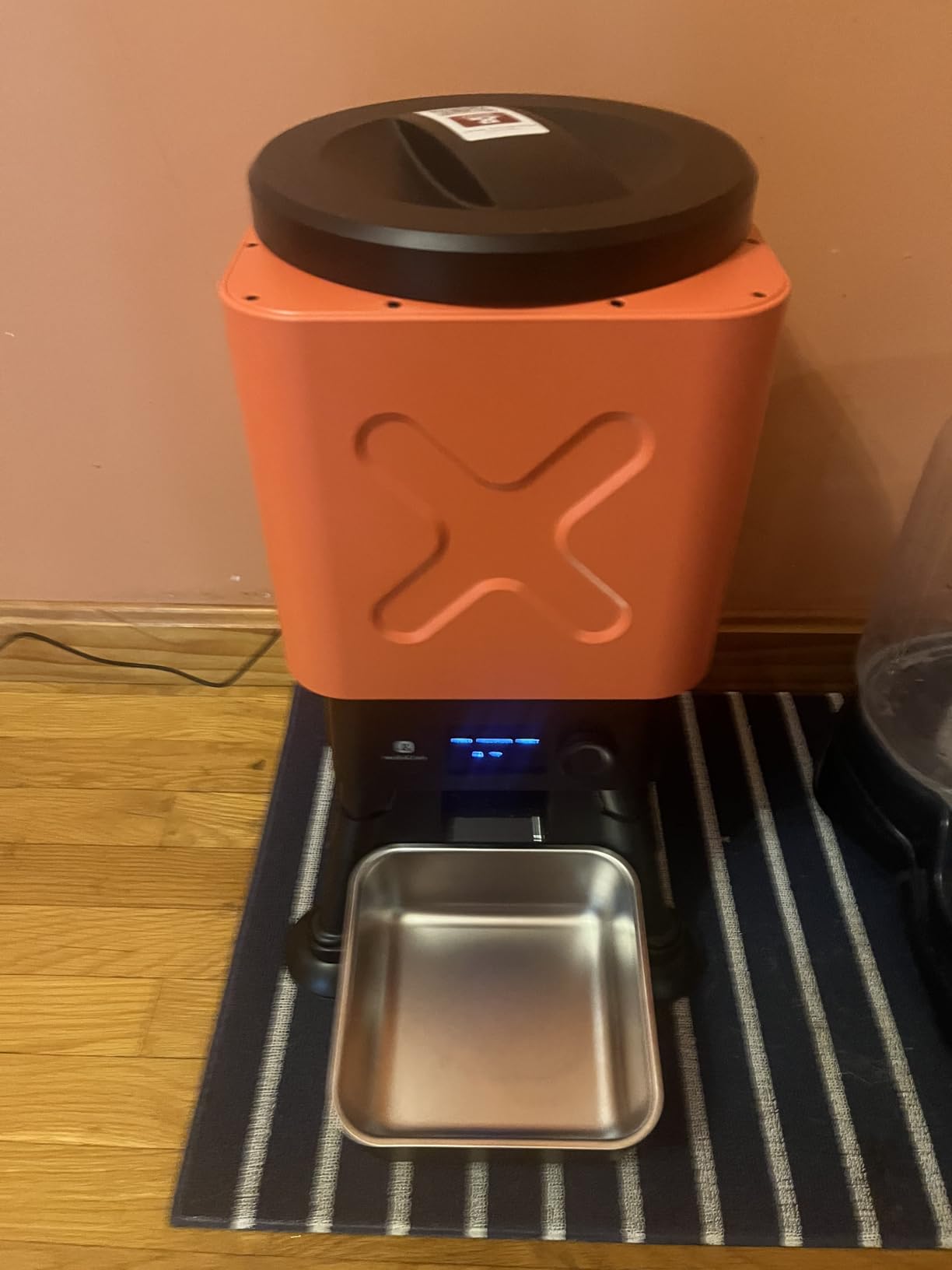 Automatic Dog Feeder for Large Dogs, 14L Capacity, Remote Feeding, Anti-Blockage System, Timed Auto Dog Food Dispenser, 2.4G WiFi App Control,Dual Power Supply,Stainless Steel Bowl customer photo 2