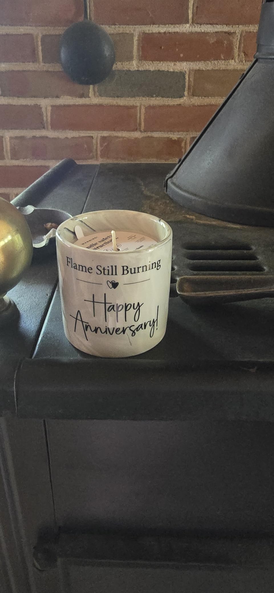 25th Anniversary Candle, 25th Wedding Anniversary Present for Couple, Wife & Husband - 25 Year Aniversario Gifts, 6 Oz Ceramics Lavender Candle customer photo 1