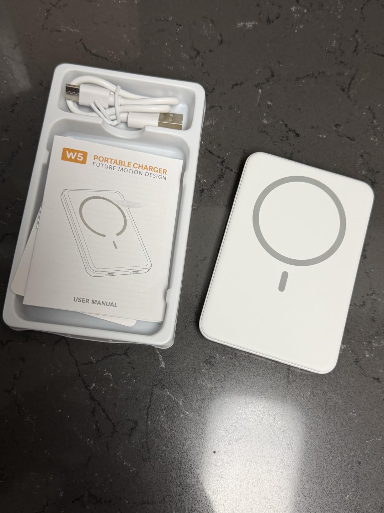 for Magsafe Portable Charger, 5000mAh Slim Wireless Magnetic Power Bank customer photo 2