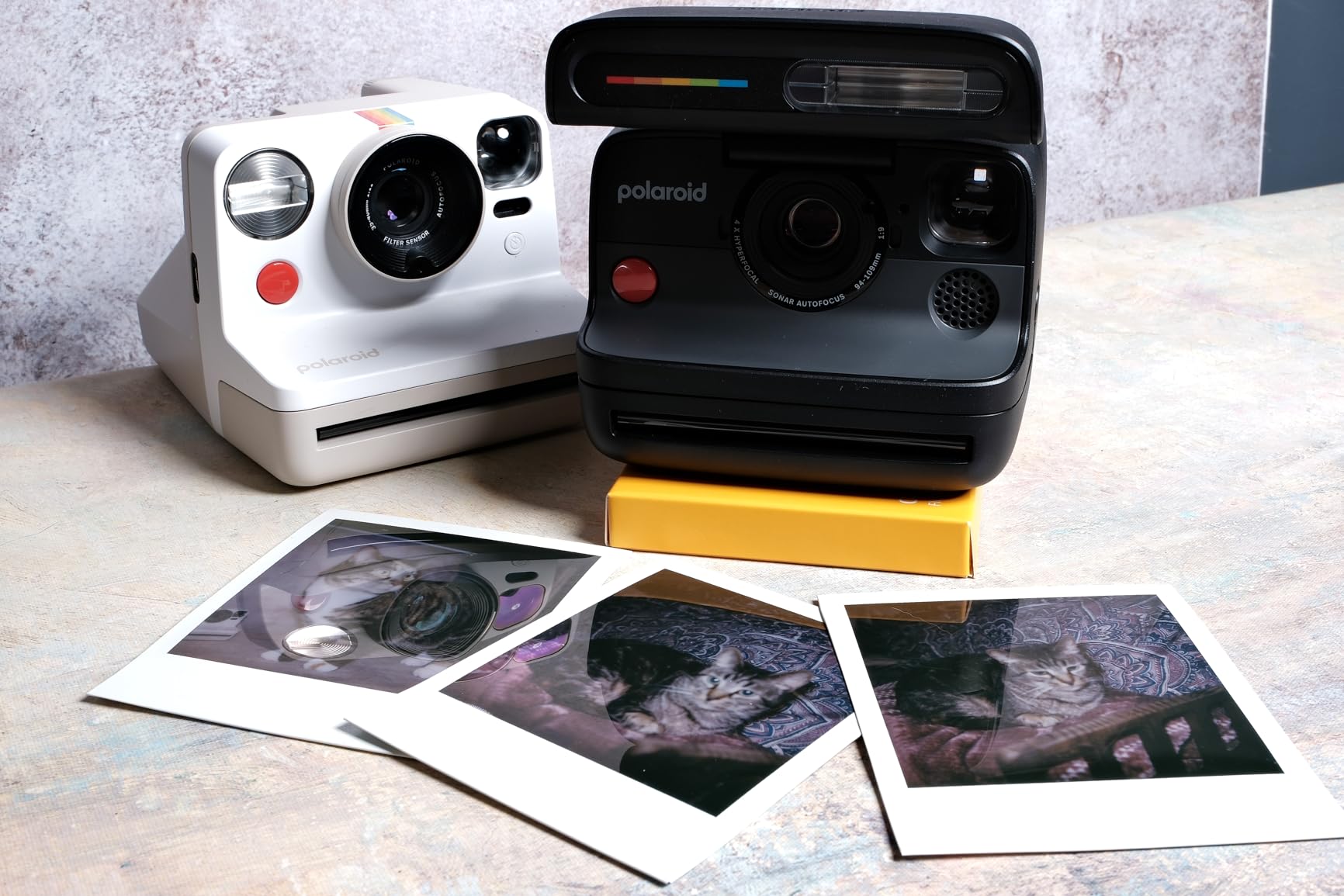 Polaroid Flip Instant Camera + Color Film Bundle (16 Photos Included) - Black (6565) - Hyperfocal 4-Lens System, Sonar autofocus, and Sence Analysis with Bluetooth paired Companion app customer photo 2