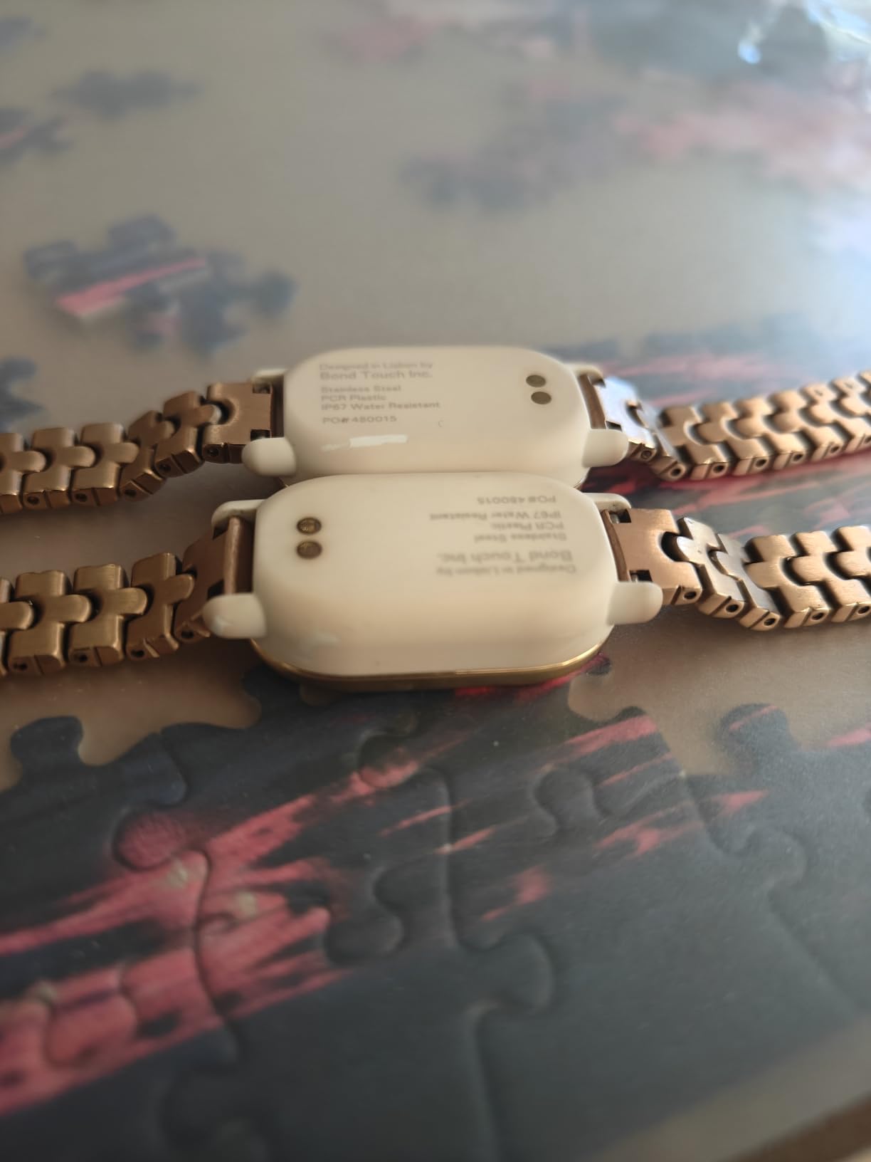 BOND TOUCH 4 - Long Distance Relationship Bracelets for Couples (Set of 2) - Feel Each Other's Touch Across Any Distance | Long Distance Relationship Gift for Couples | Matching Couple Bracelets customer photo 2