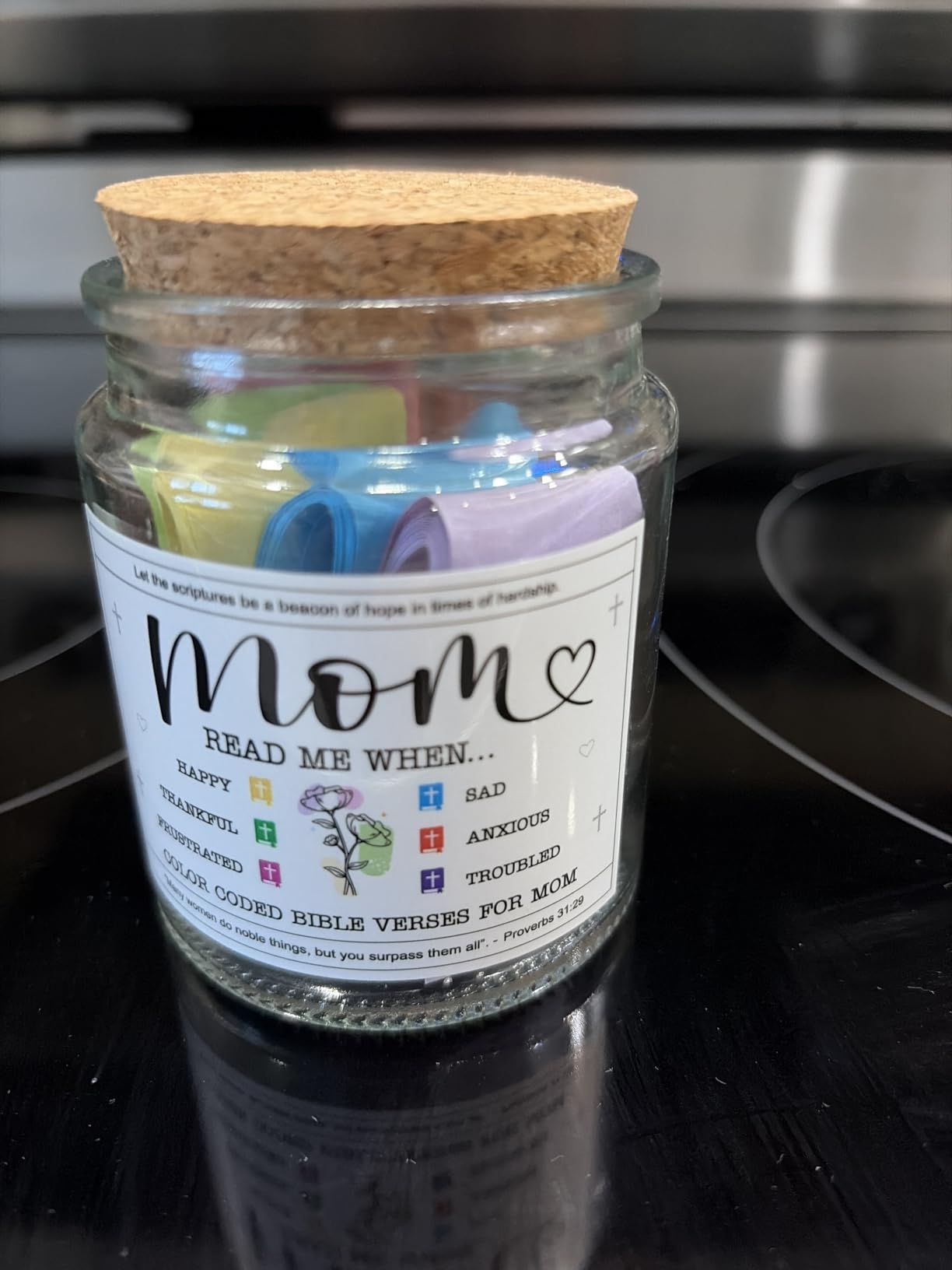 NewEleven Gifts For Aunt - Aunt Birthday Gift From Niece, Newphew, Kids - Auntie Gift Ideas, Christian Gifts For Aunts - Bible Verse Jar customer photo 2