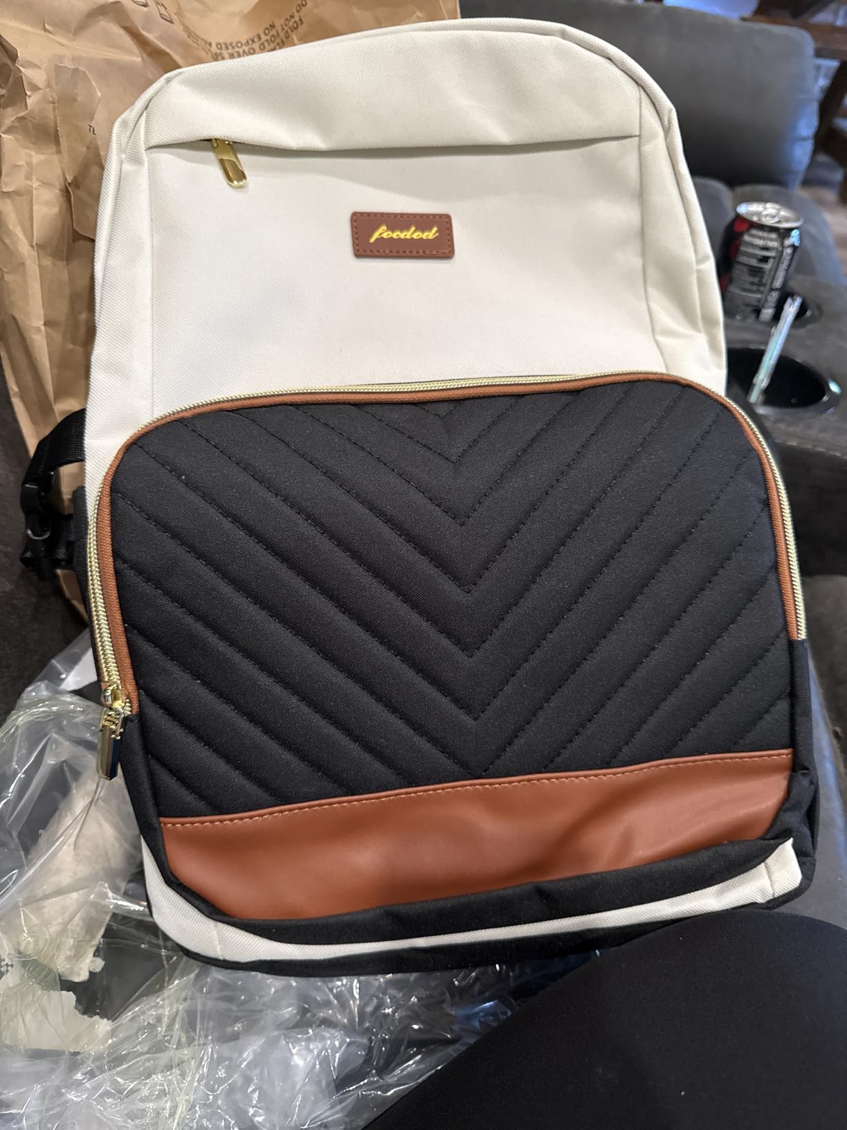 Laptop Backpack for Women Bookbag: 15.6 inch Work School Backpacks with Pouch Pocket for Large Capacity Cup & USB Charger College Book Bag Travel Business Nurse Teacher Bookbags Anti-theft Back Pack customer photo 1