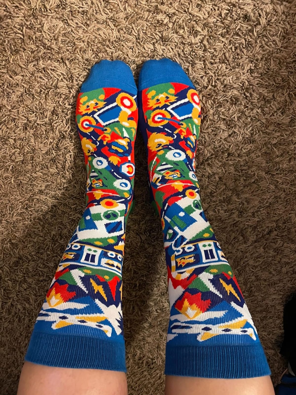 Lavley Fishing & Hunting Socks Funny Gift for Outdoor Hunters & Fishermen customer photo 1
