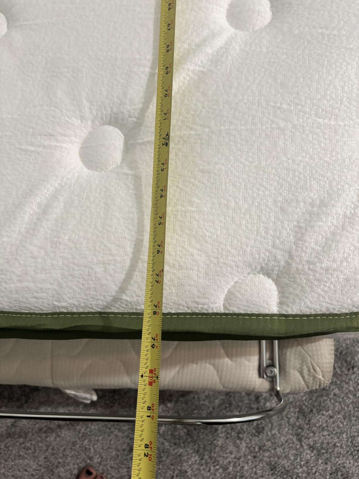 Queen Mattress 14 Inch Hybrid Memory Foam Mattress in a Box with Individual Pocket Innerspring for Motion Isolation & Pressure Relief, Edge Support, Medium Firm customer photo 2