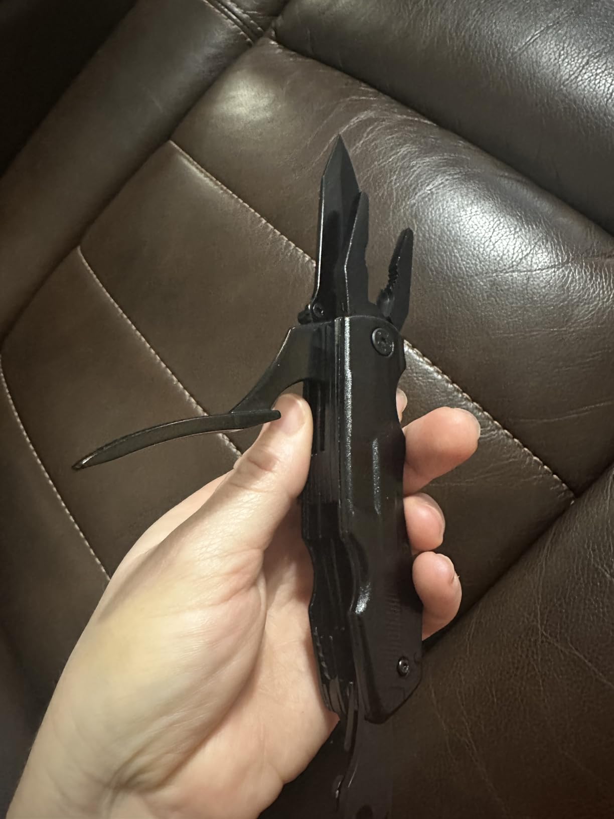 Godfather Gift, Multitool Knife, Godfather Proposal Gifts, Godfather’s Gifts from godchild, Christmas Practical Present, Gift for Camping, Hiking, Fishing, 20 in 1 Multitool customer photo 2