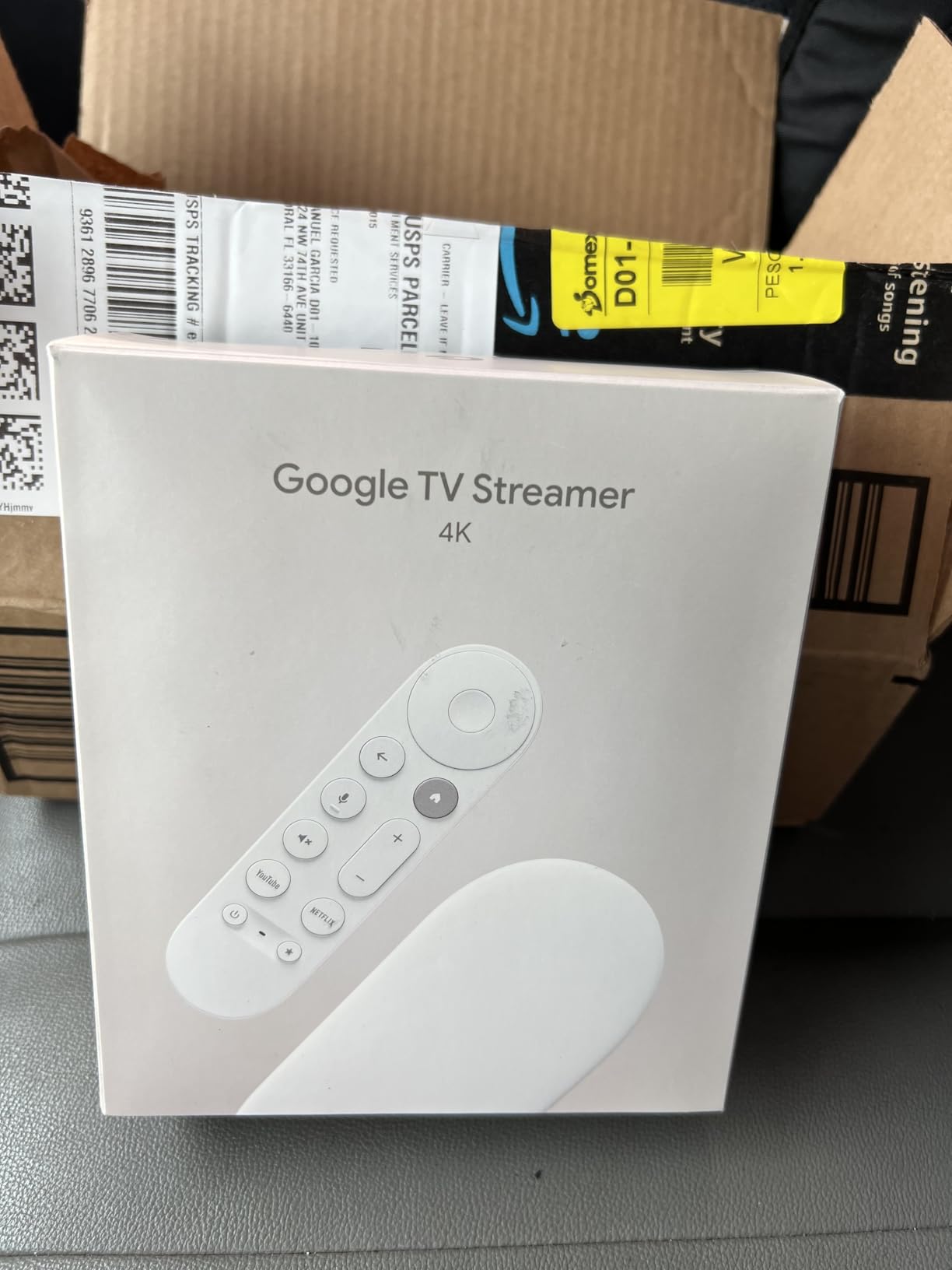 Google TV Streamer 4K - Fast Streaming Entertainment on Your Device with Voice Search Remote - Watch Movies, Shows, Live, and Netflix in HDR - Smart Home Control - 32 GB of Storage - Hazel customer photo 1