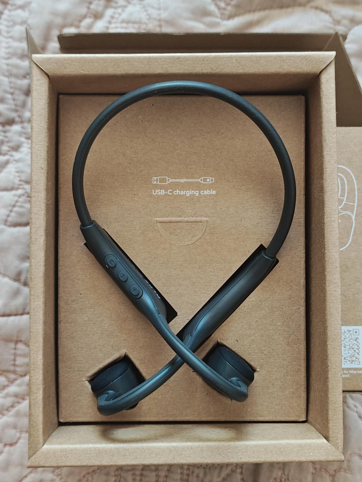 Z3 Open-Ear Bone Conduction Headphones with Mic, Sports Headset customer photo 2