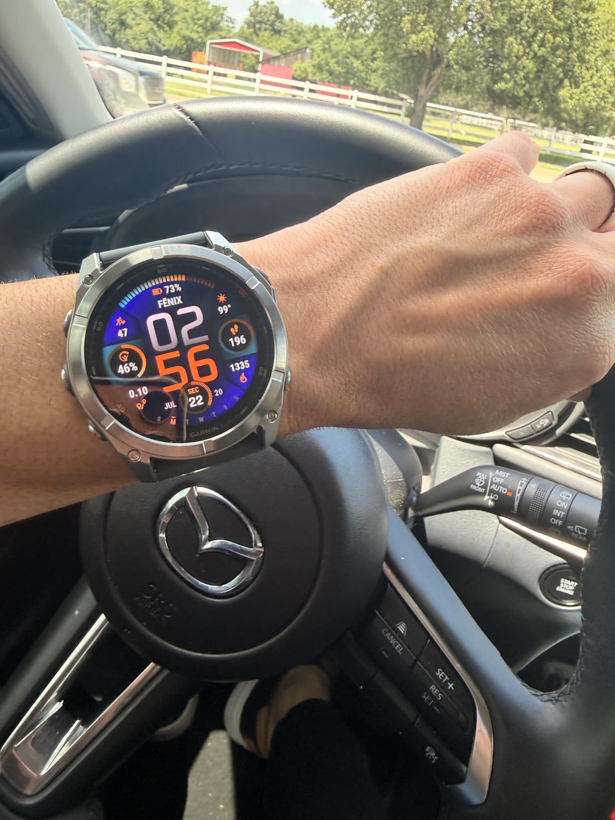 Garmin fēnix® 8 Pro, 51mm, Sapphire, DLC Titanium, Black/Pebble Gray customer photo 1
