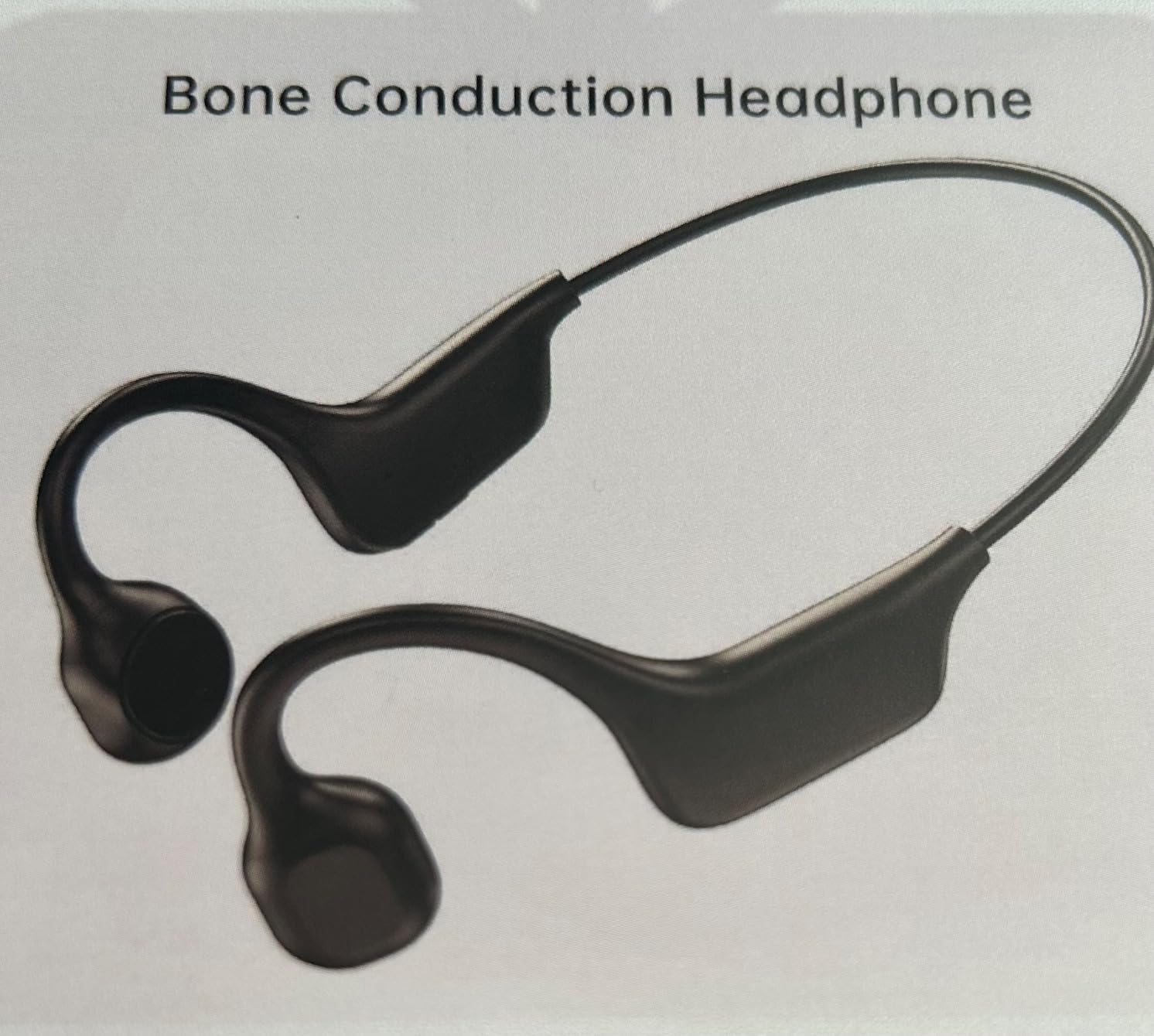 Bone Conduction Headphones, Open Ear Headphones Wireless Bluetooth 5.4 with Mic, 6-10H Long Life Waterproof Sport Headset(Blue) customer photo 1