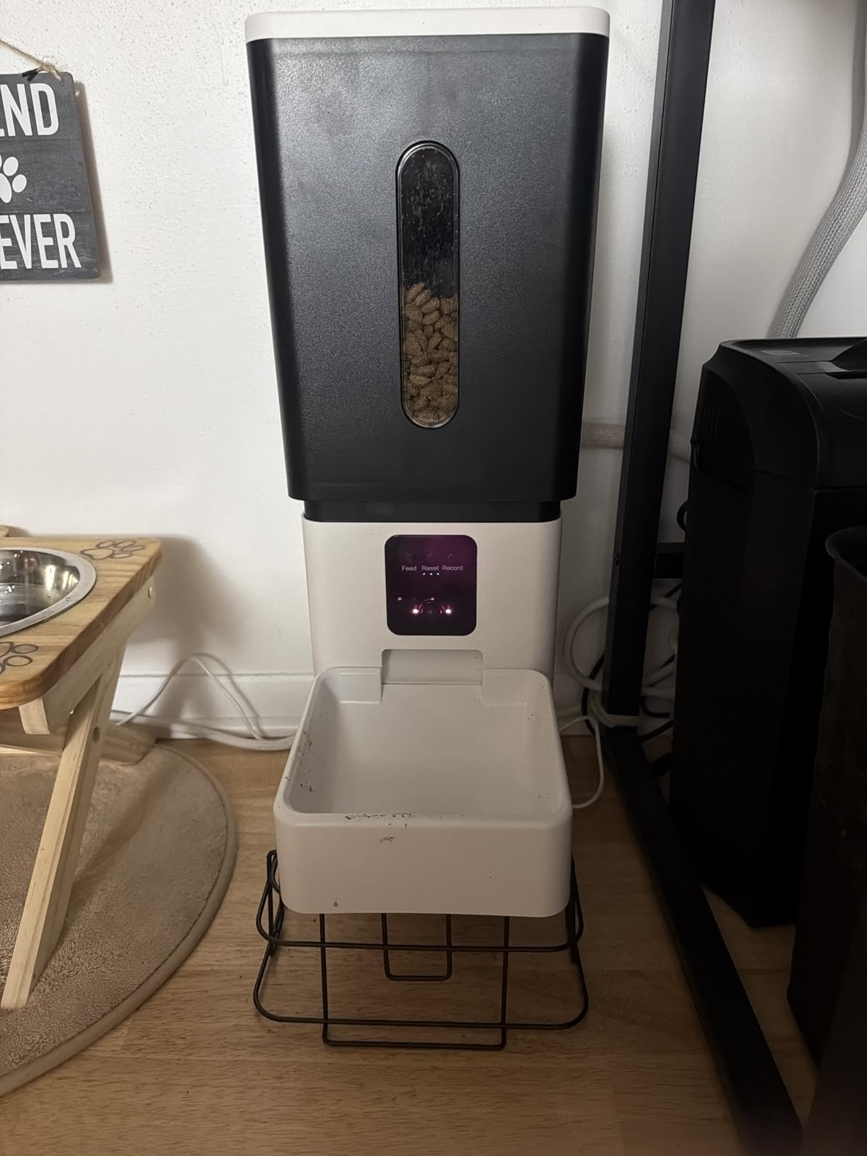 Large Breed Automatic Dog Feeder: 12L/50 Cups for 20-Days Food customer photo 1