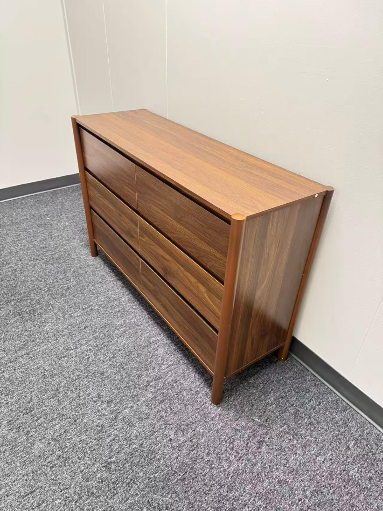 HOUROM Walnut Dresser for Bedroom,47