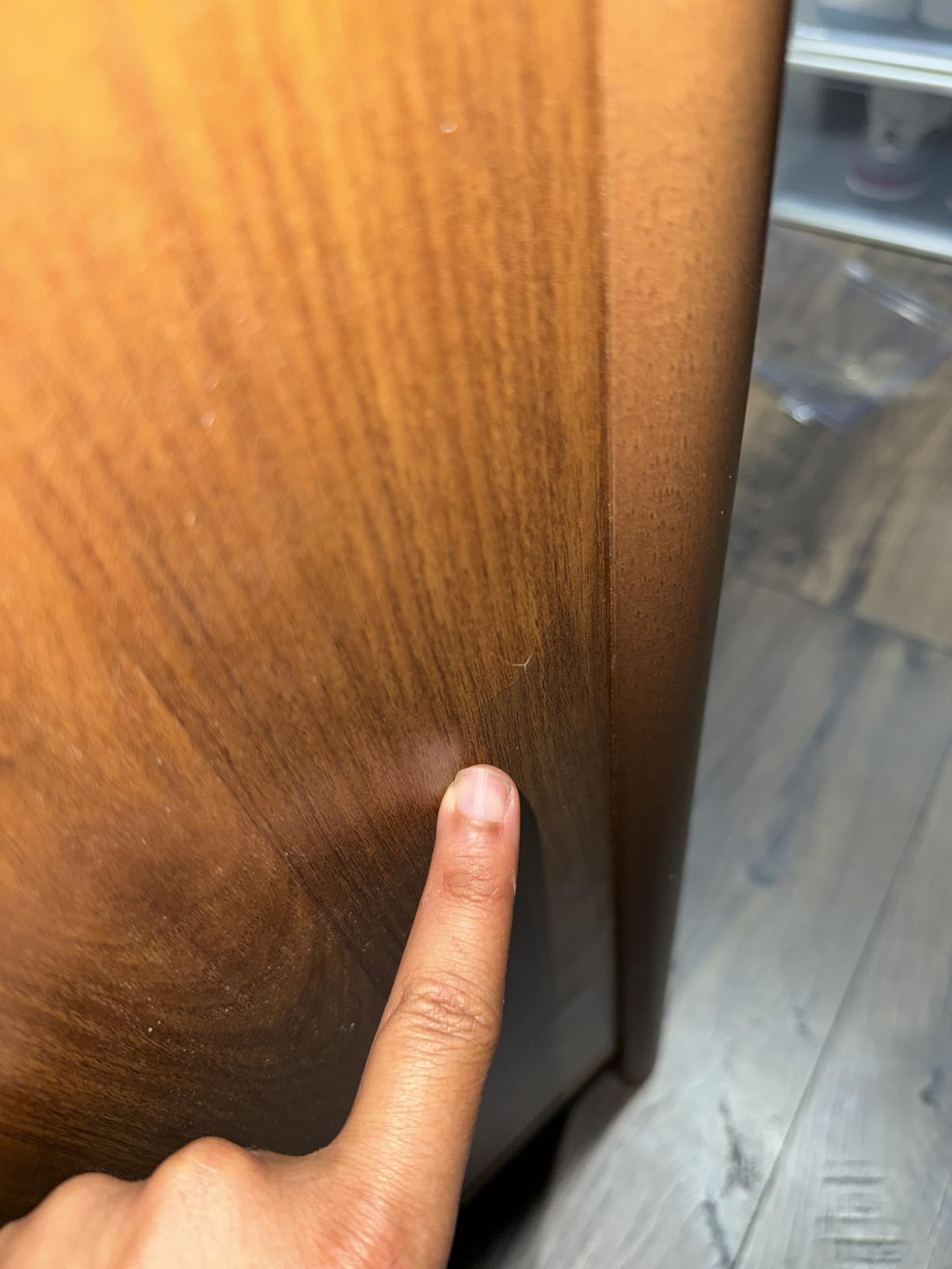 HOUROM Walnut Dresser for Bedroom,47