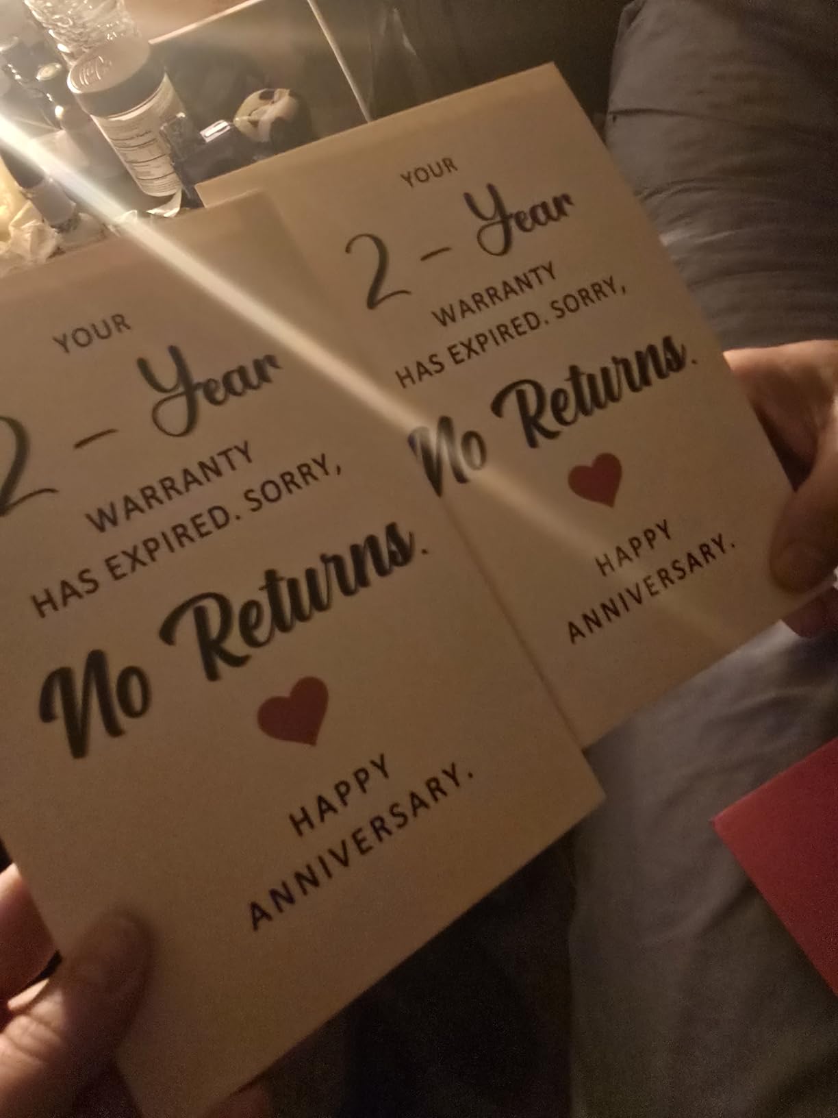 25th Anniversary Card, 25 Year Anniversary Card Gifts for Him Her customer photo 2