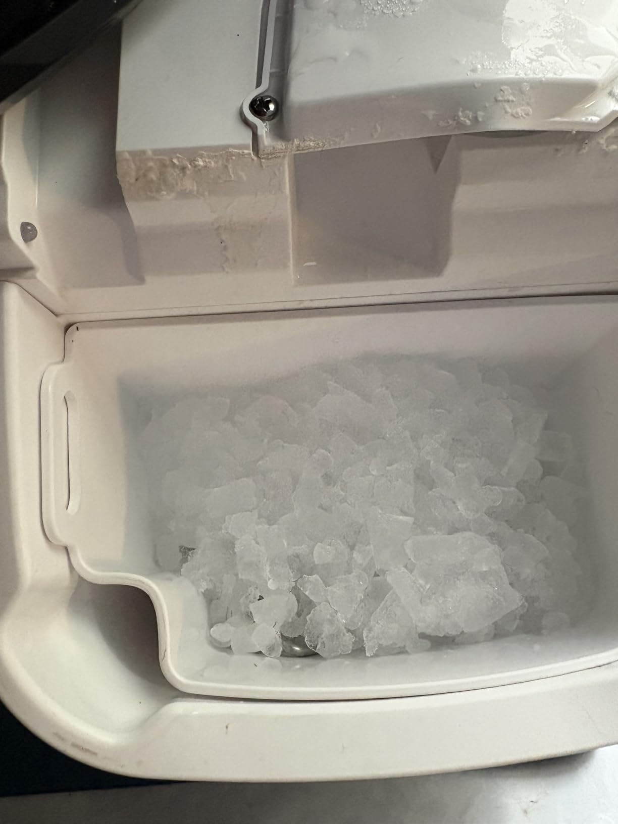 EUHOMY Ice Cube Maker Machine Countertop, 45Lbs/Day, 24Pcs in 13 Mins | 2 Ways to Add Water, Self-Cleaning Square Ice Maker with Scoop & Basket, for Home/Kitchen/Office/Bar, Silver customer photo 2