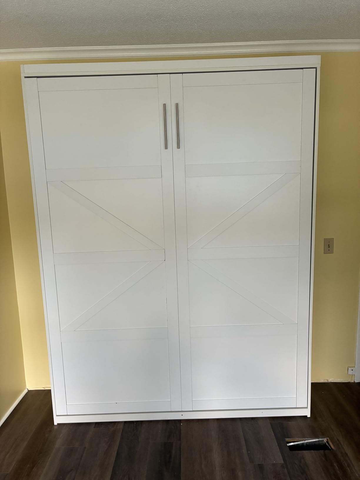 ROOMTEC Queen Murphy Bed with Smooth Pneumatic Lift, Space-Saving Wall Bed customer photo 1