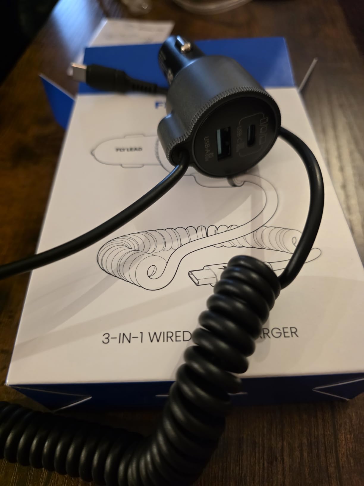 FLYLEAD 200W Car Charger USB C Fast Charge, [GaN] PD100W Fast Car Charger customer photo 1