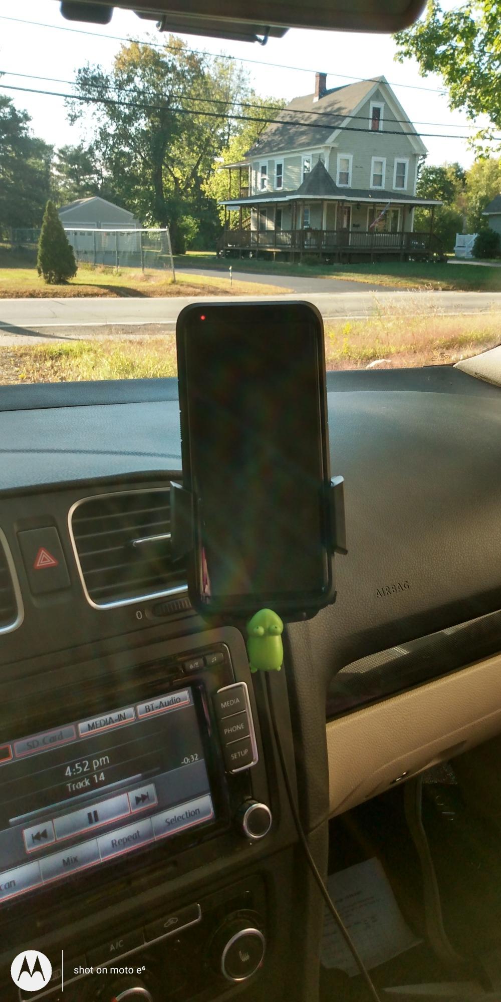 Miracase for MagSafe Car Mount[3800gf Strong Magnet & 90+LBS Suction Base]Magnetic Phone Holders for Your Car, 360° Adjustable Dashboard &Windshield Mount with Adhesive Suction Cup for All Smartphones customer photo 1
