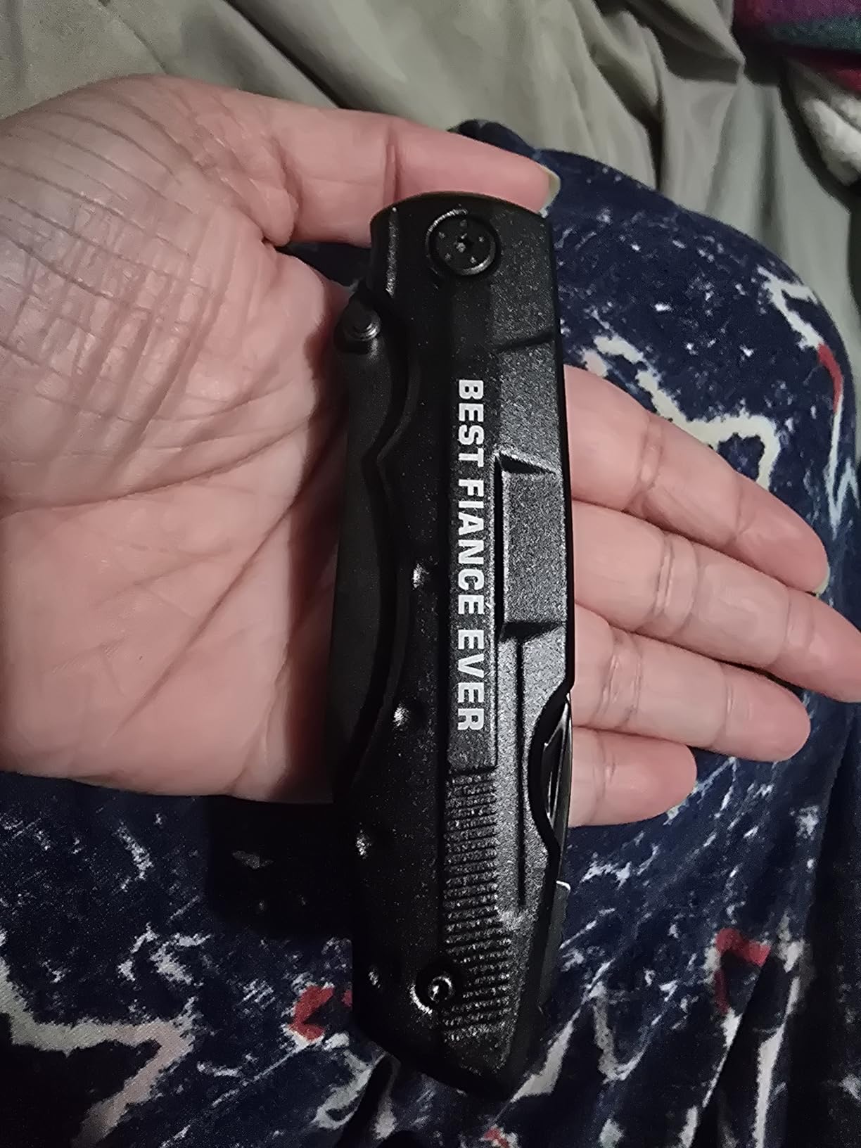 Graduation for Him Gifts, “HOTTER BY ONE DEGREE” Multitool Knife, Practical College Graduation Decorations 2026, Masters Degree Grad Gifts, Gift for Son Graduate Students Camping, Hiking, Fishing customer photo 1