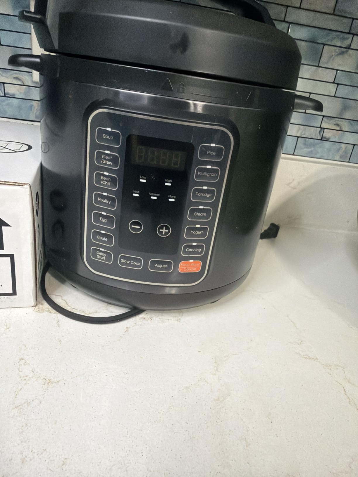 Sweetcrispy 16-in-1 Electric Pressure Cooker 8QT, 12-Preset Multi Cookers with Ceramic Pot, Slow Cook Rice Steamer Sauté Soup Yogurt Maker and More, Recipe Book customer photo 2