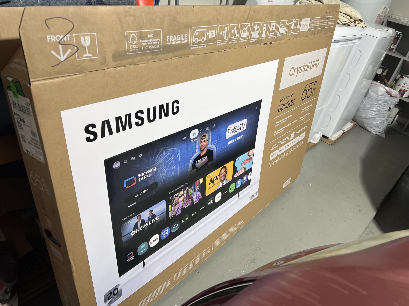 Samsung 43-Inch Class U8000H Series Crystal UHD, 4K, Smart TV, 2026 Model customer photo 2