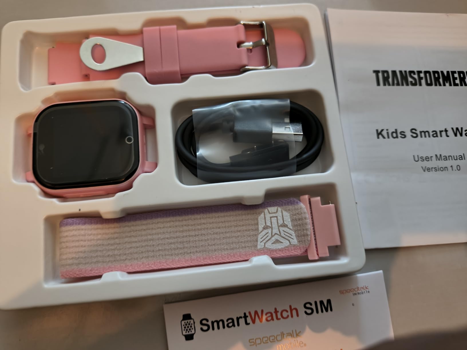 4G Kid Phone Watch with SIM Card, Kids Smart Watch for Boys Girls customer photo 1